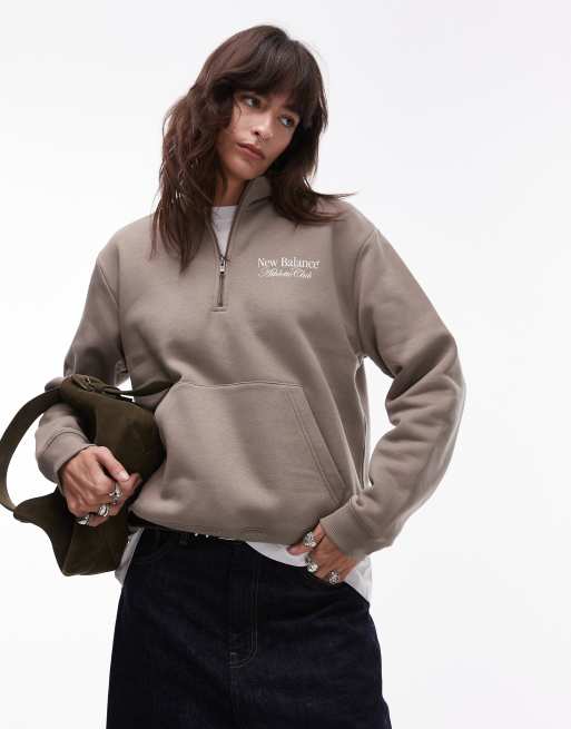 ニューバランス New Balance HALF ZIP PULLOVER HOODIE レディース セール】ニューバランス New Balance HALF ZIP PULLOVER HOODIE