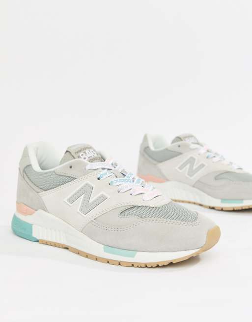 New Balance Grey 840 Trainers With Logo Laces | ASOS