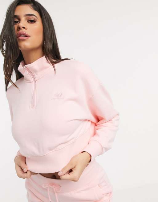 New balance store pink sweatshirt