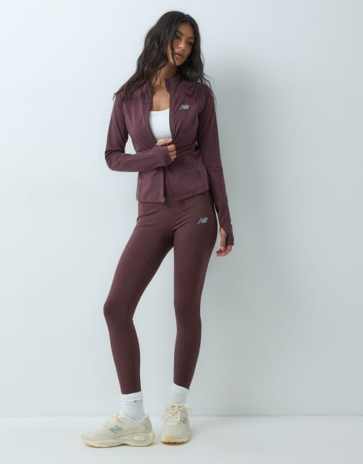 New Balance harmony aansluitend met volledige rits in kersenrood, 2 van 5