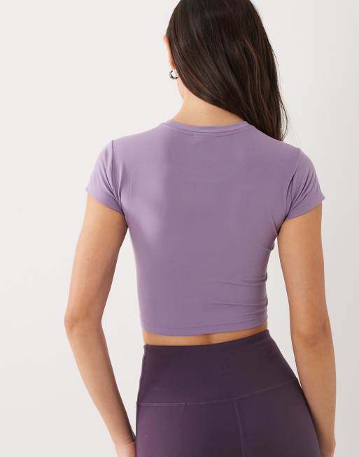 New Balance - Harmony - Aansluitend T-shirt in paars, 4 van 4