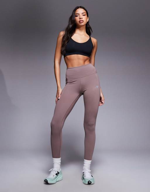 New Balance Harmony high rise legging in brown