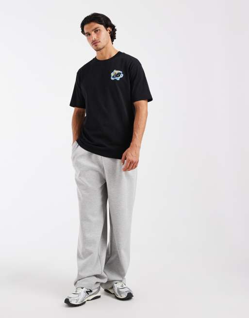New Balance heat map graphic motion t-shirt in black, 3 of 5