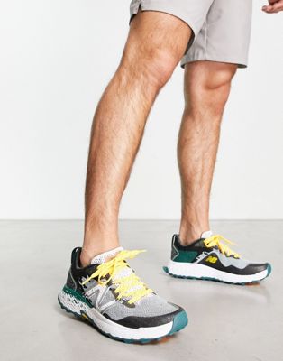 New Balance Hierro trail running trainers in grey and green - ASOS Price Checker
