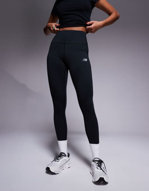 New Balance high rise leggings in black ASOS