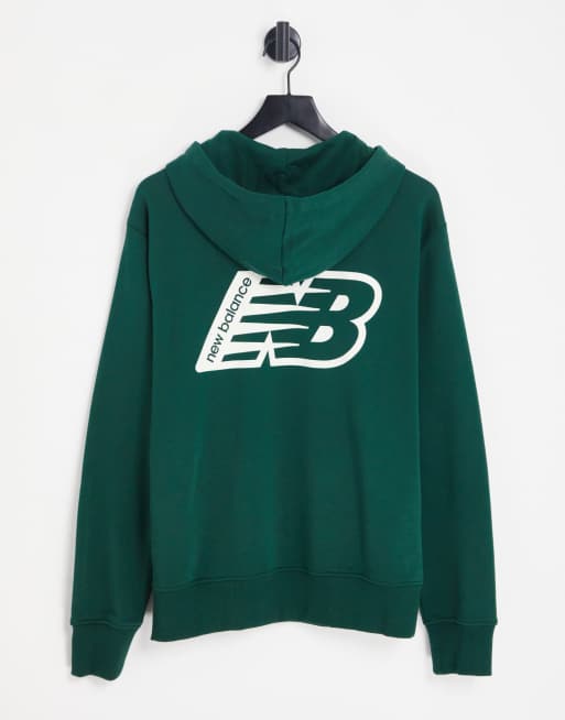 New balance green discount sweatshirt