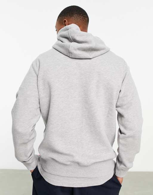 New Balance - Hoodie met klein logo in grijs, 2 van 4