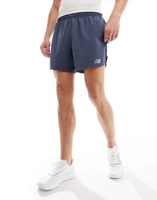 New Balance – Impact – Lauf-Shorts in Grau, 5 Zoll Schrittlänge