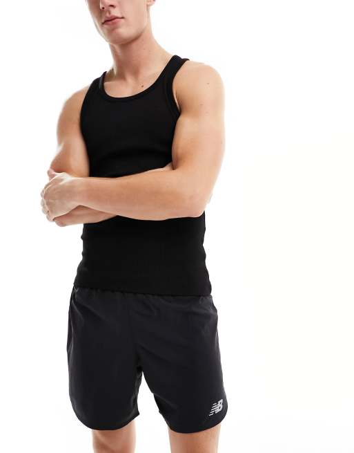 New Balance – Impact – Lauf-Shorts in Schwarz, 7 Zoll Schrittlänge