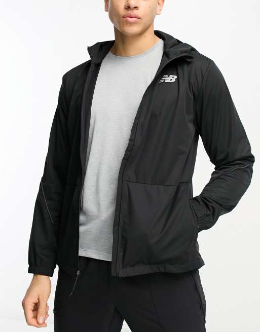 New Balance impact run jacket in black ASOS