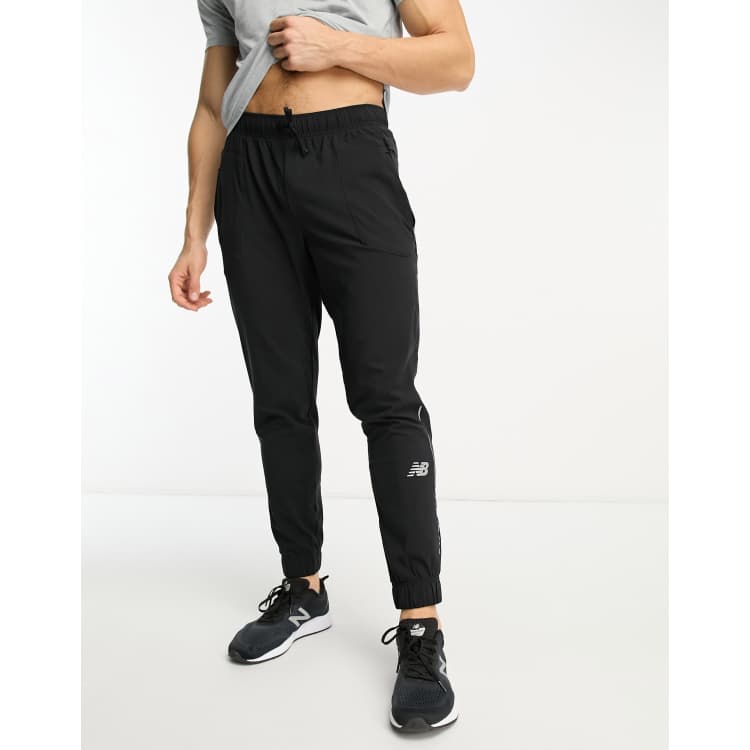 New Balance Men's Impact Run Woven Pant, Black, Medium : :  Clothing, Shoes & Accessories