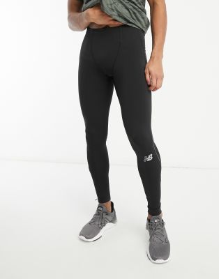 New Balance Calças E Leggings  Homens Leggings Impact Run Black •  ToolsforTraction