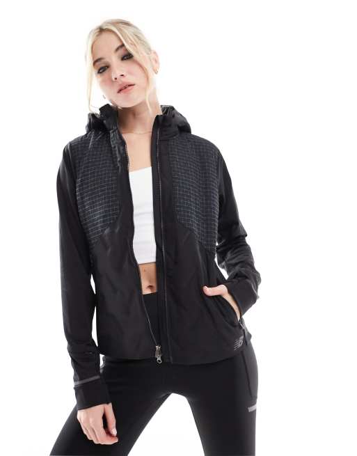 New Balance – Impact Run Luminous Heat – Jacke in Schwarz
