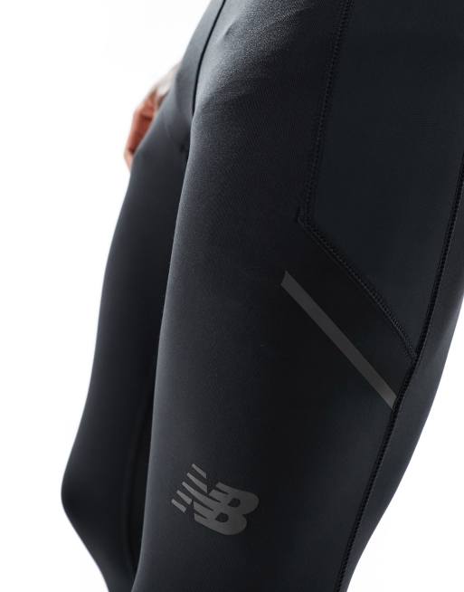 New Balance - Impact Run Luminous Heat - Leggings da corsa neri, 3 di 5