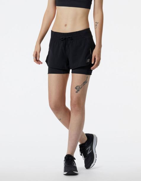 adidas Running Daily Run legging shorts in black