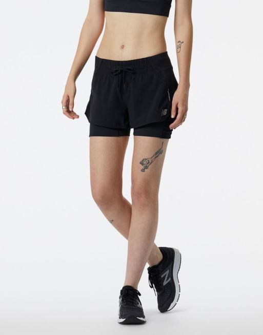  New Balance Impact run shorts in black