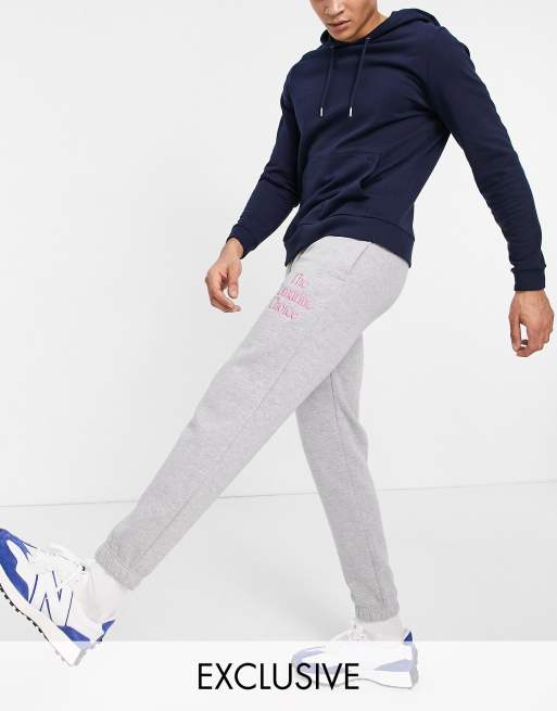 New Balance - In esclusiva per ASOS - Romantic Choice - Joggers grigi e rosa