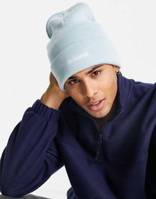 New Balance – Jasnoniebieska czapka beanie z logo