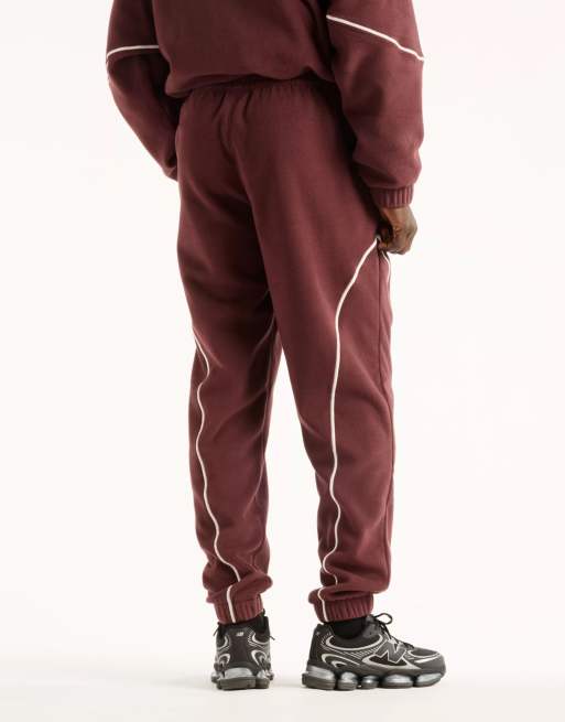 New Balance jogger Trackside en polaire, cerise, 4 de 4