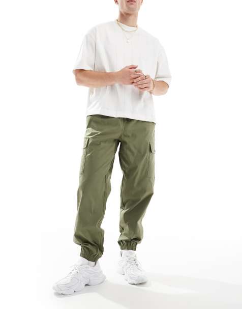 New Balance - Joggers cargo in twill verdi - view 1