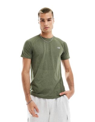 New Balance Knit t-shirt in green