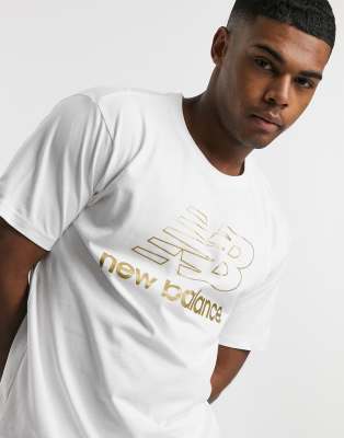 new balance white t shirt