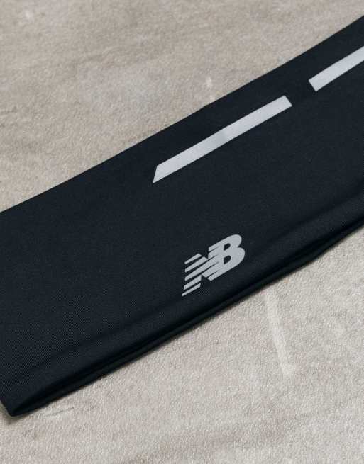 New Balance lättviktigt pannband i svart, 3 av 3