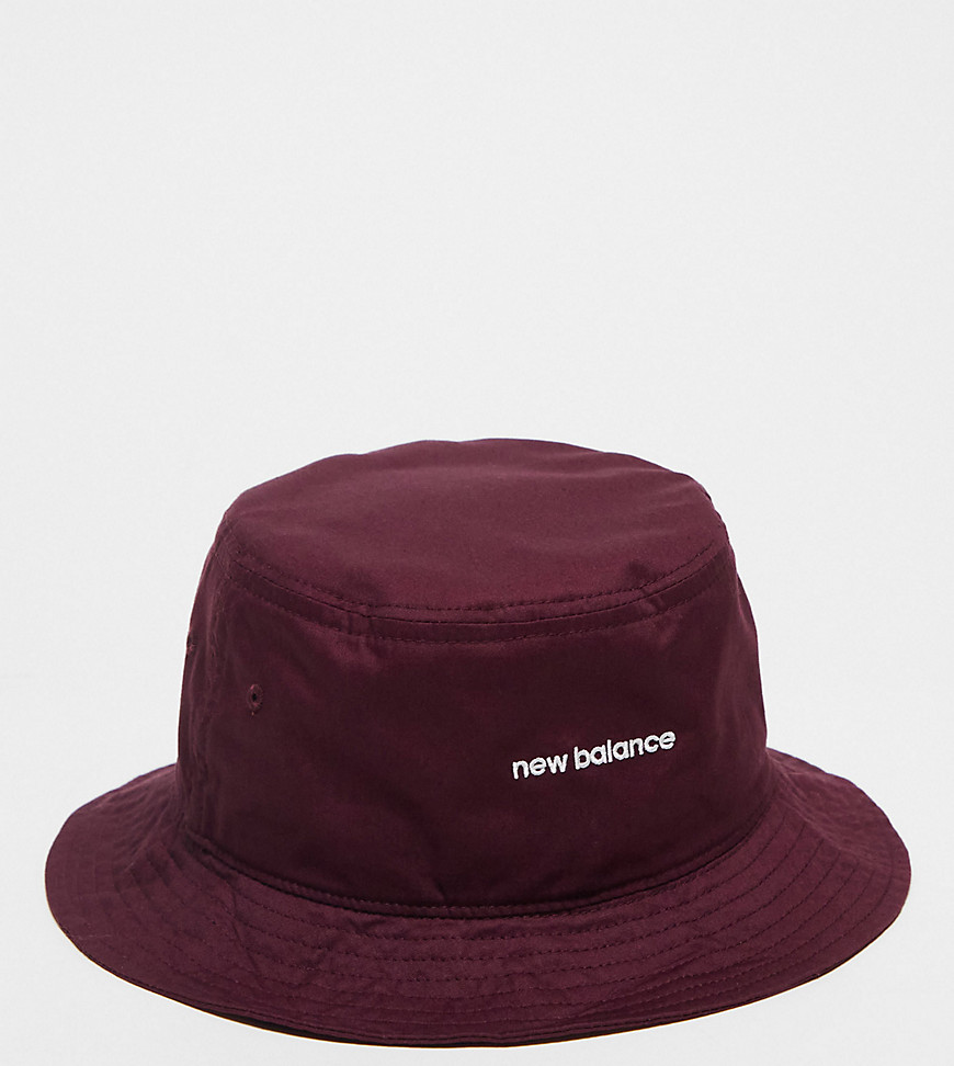 New Balance legends bucket hat in burgundy-Red