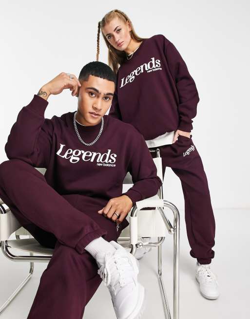 Burgundy new balance asos sale