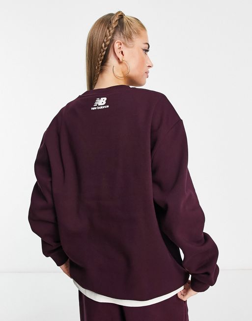 Petite Burgundy Marl Sweat Sweatpants