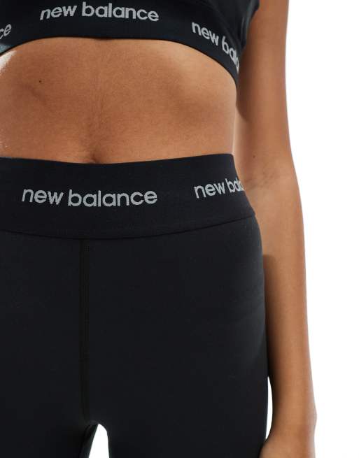 New Balance - Leggings neri a vita alta da 25“ con logo, 2 di 5