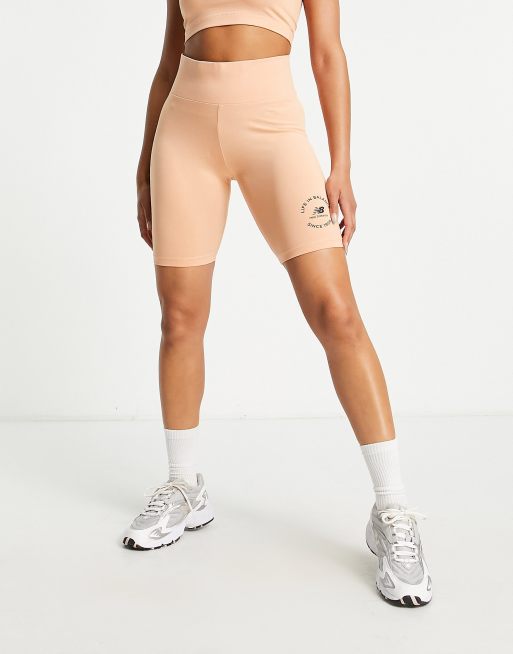 New Balance – Life in Balance – Dovt korallrosa leggingsshorts