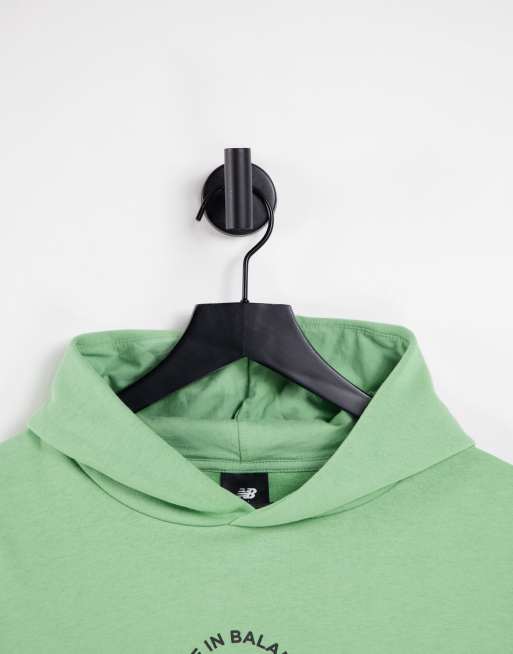 New Balance life in balance hoodie in sage green ASOS