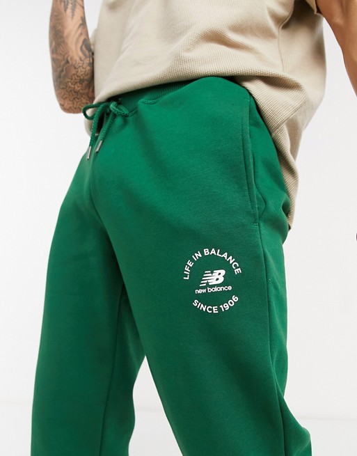 New Balance life in balance joggers in green - exclusive to ...