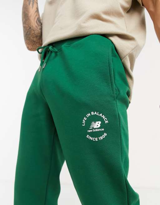 New Balance life in balance joggers in green - exclusive to ASOS