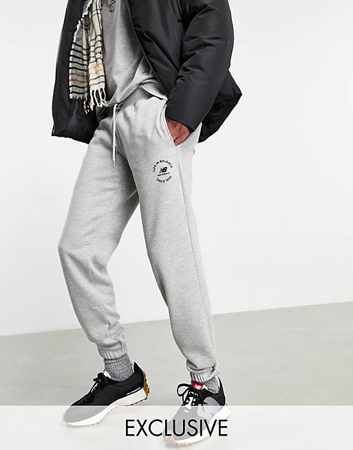 New Balance life in balance joggers in grey - exclusive to ASOS