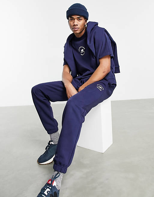 New Balance life in balance joggers in navy - exclusive to ASOS