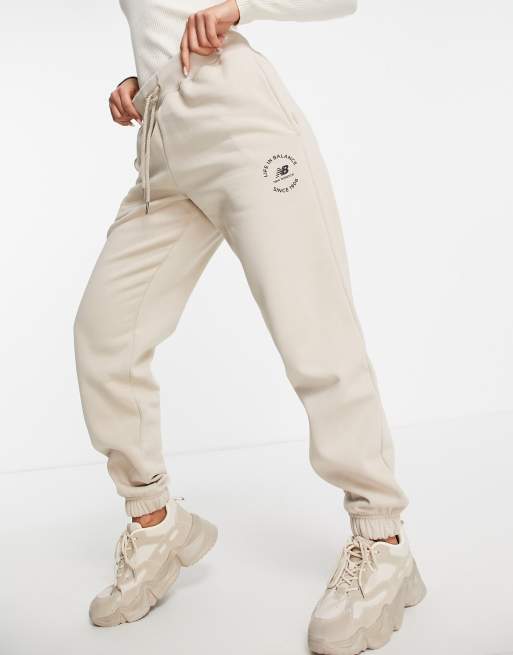 New Balance life in balance joggers in oatmeal