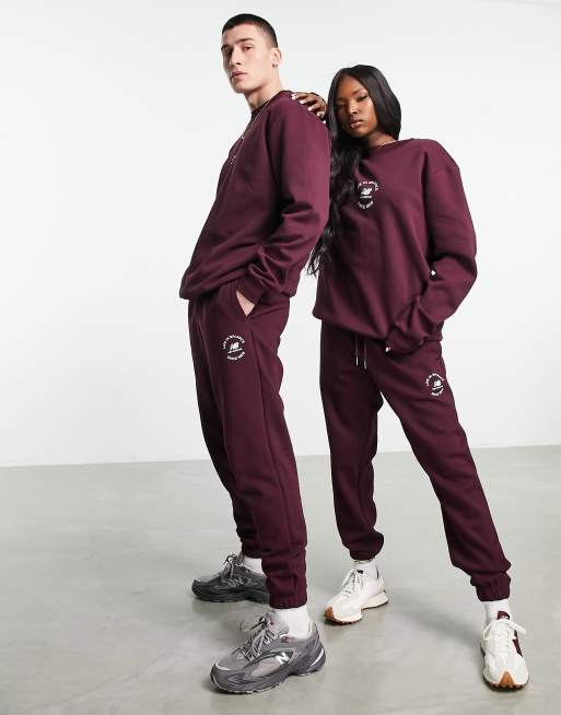 New Balance - Life In Balance - Sweat unisexe - Bordeaux, 4 de 4