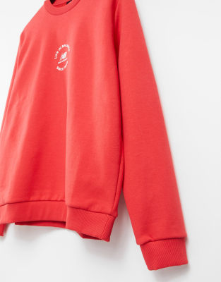 new balance red sweatshirt