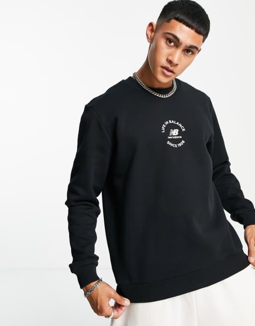 New Balance - Life in Balance - Sweatshirt in zwart