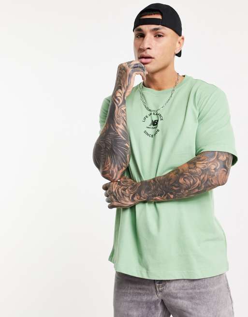 New Balance life in balance t-shirt in sage green