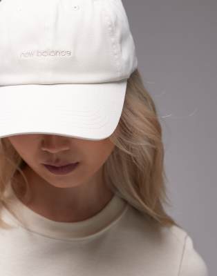 New Balance New Balance linear cap in off white