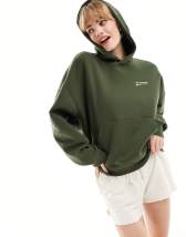 Nike archive pink clearance graphic cropped hoodie