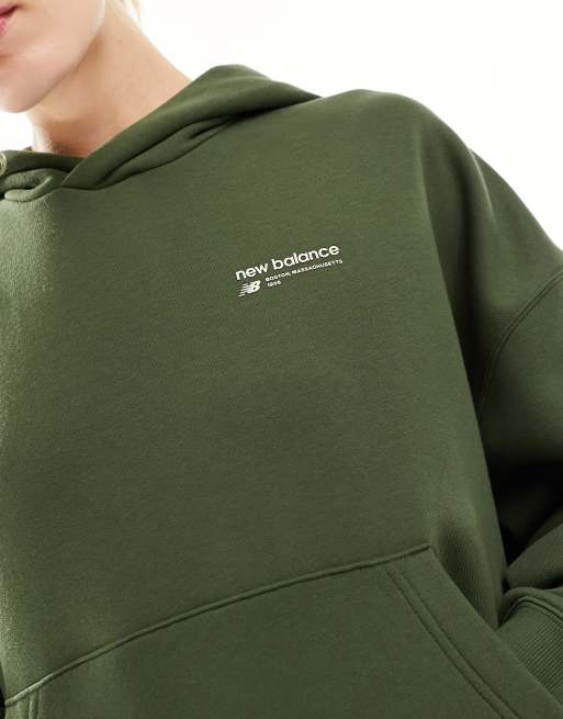 Green new balance hoodie discount