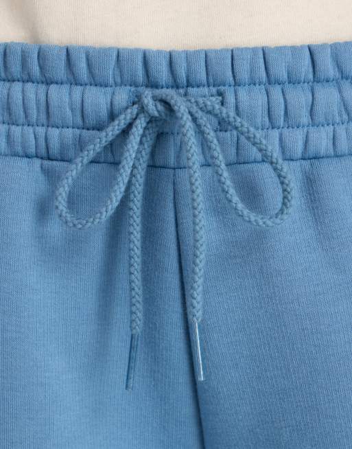 New Balance – Linear Heritage – Fleece-Hose in Blau mit weitem Bein, 3 von 4