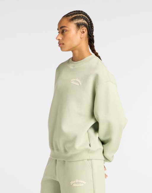 New Balance – Linear Heritage – Fleece-Sweatshirt in Garter Snake mit Rundhalsausschnitt, 2 von 4