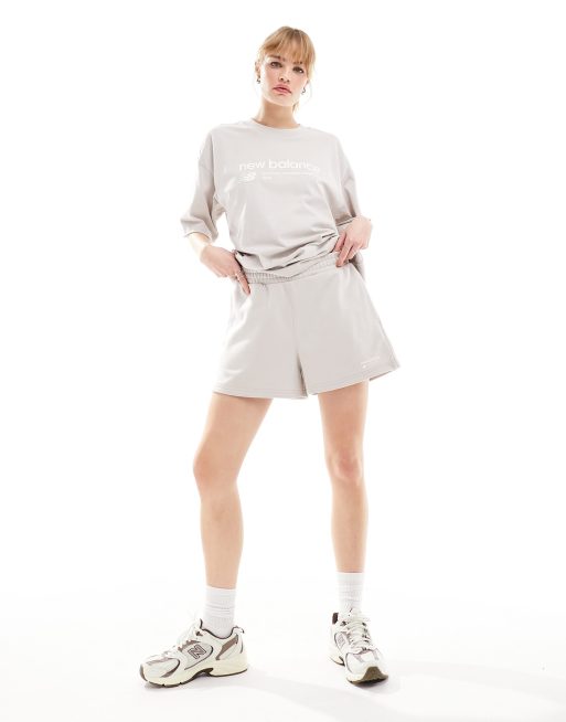 Grey french terry discount shorts