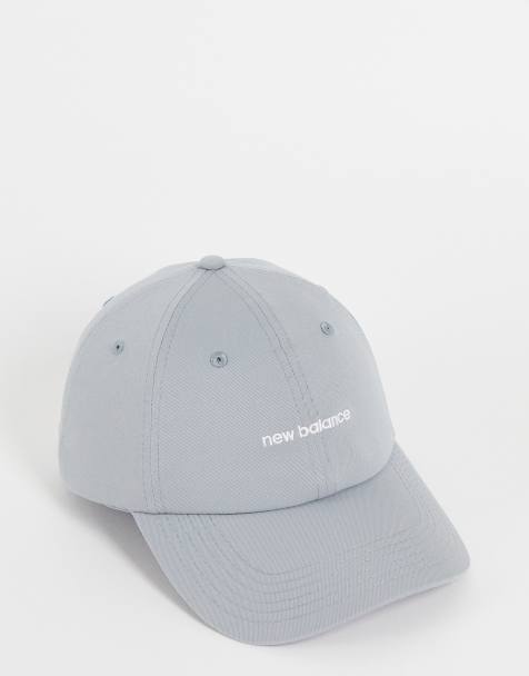 New Balance linear logo baseball cap in slate - view 1