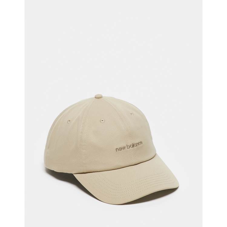 ハット +New Balance+ NBGDFS1101 Stack Logo Structure Ball Cap BEIGE New Balance Men's, Women's, Unisex 6 Panel Linear Logo Hat